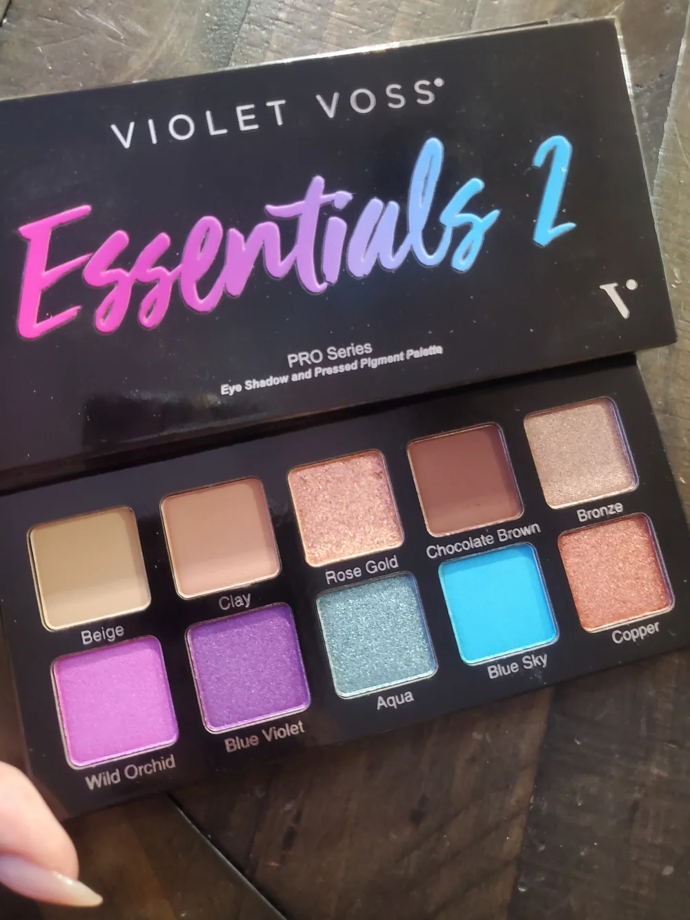 Violet Voss Essentials 2 Eyeshadow Palette — Blue Sky, Rose Gold & Wild Orchid